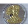 2009 American Silver Eagle (Partially Gold Plated)