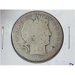 1907-D Barber Half Dollar