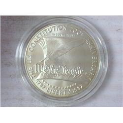 1987 US Constitution Silver Dollar (UNC)