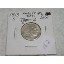 1913-S BUFFALO NICKEL