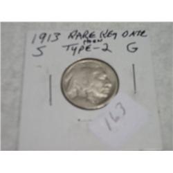 1913-S BUFFALO NICKEL