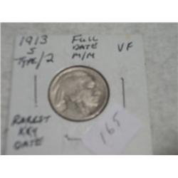 1913-S BUFFALO NICKEL