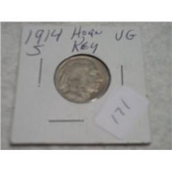 1914-S BUFFALO NICKEL