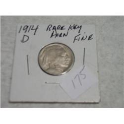 1914-D BUFFALO NICKEL