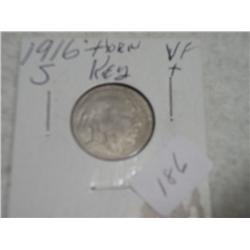 1916-S BUFFALO NICKEL