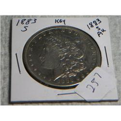 1883-S MORGAN DOLLAR
