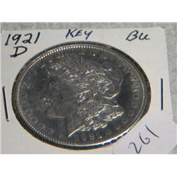 1921-D MORGAN DOLLAR