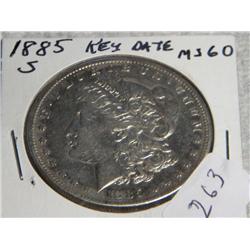 1885-S MORGAN DOLLAR