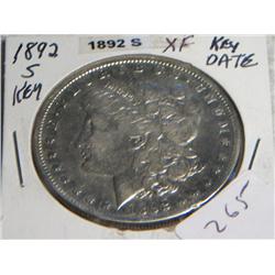 1892-S MORGAN DOLLAR