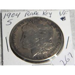 1904-S MORGAN DOLLAR