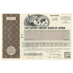 Specimen Export Import Bank Of Japan