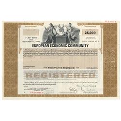 Specimen European Economic Community Bond