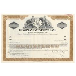 Specimen European Investment Bank Bond