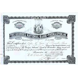 Georges National Bank Of Thomaston, Me.