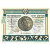 Image 1 : An Attractive Greek  Bank Stock With A Large Coin Vignette