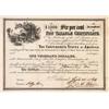 Image 1 : Confederate Non Taxable Certificate - Ball Type 180/366