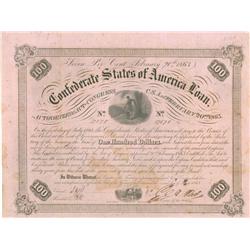 Civil War Confederate Criswell T-120 Bond