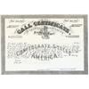 Image 1 : Rare Confederate 4% Call Certificate - Ball Type 174s