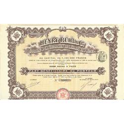 Henry Ruhl & Cie.