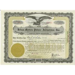 Urban Motion Pictures Industries Stock