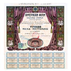 A Colorful Greek Bond For The American Film Company
