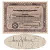 Image 1 : Pan American Airways Corp. Issued To And Signed On Verso By Henry J. Heinz Ii