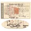 Panama Rail Road Co. Stock Signed By James F. Joy As Secretary