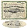 Pittsburgh & Lake Erie Rail Road Co. Issued To A. Felix Dupont And Signed By Him On Verso