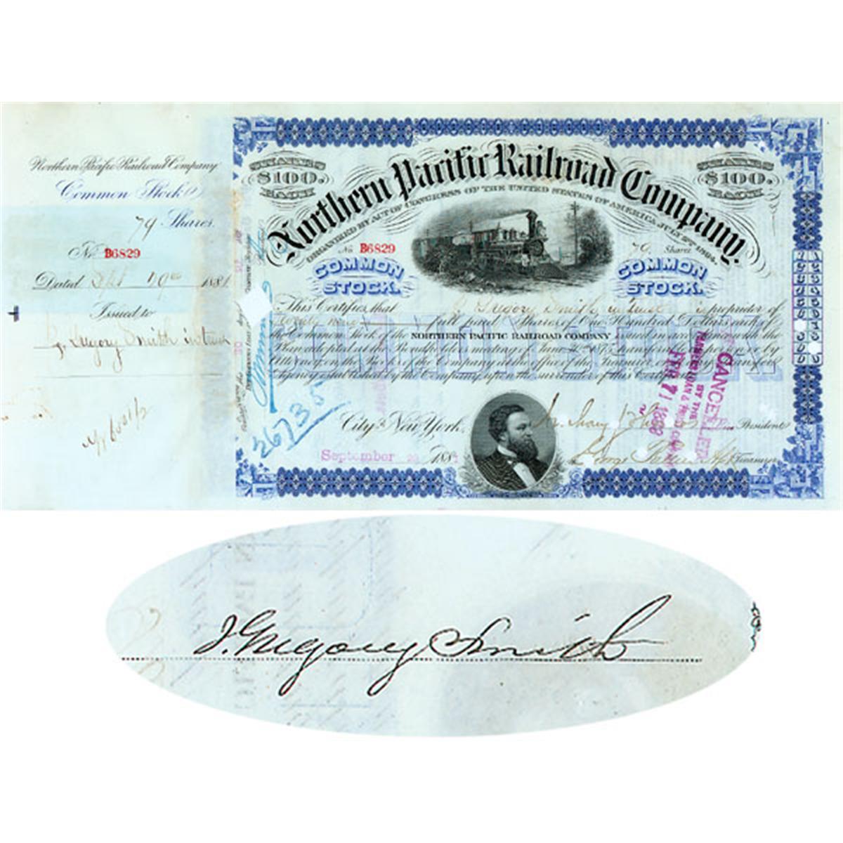 Vermont's War Governor & Railroad Magnate Of The North John Gregory Smith