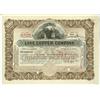 The Founder Of Paine Webber Signs A Lake Copper Company Stock Certificate