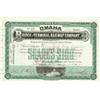 Image 1 : Omaha Bridge & Terminal Railway Co. Stock Signed By Stuyvesant Fish
