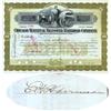 Image 1 : Chicago Terminal Transfer Railroad Company Stock - Issued To And Signed On Verso By Edward H. Harrim