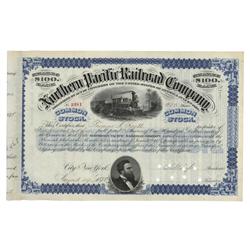 Northern Pacific RR Co. Issued To Thomas A Scott