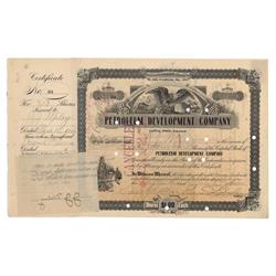 Petroleum Development Company Signed By Edward Doheny As President