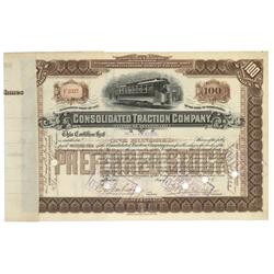 Consolidated Traction Co. Issued To W. L. Elkins