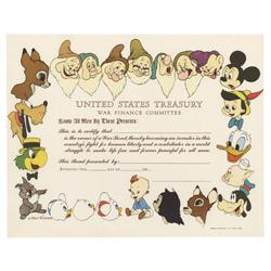 Walt Disney U.s. Treasury War Finance Committee