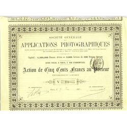 Societe Generale Des Applications Photographiques