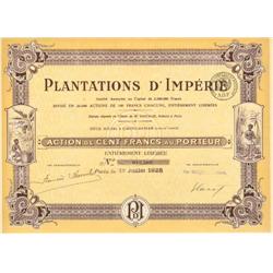PLANTATIONS D'IMPERIE S.A.