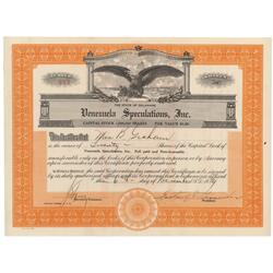 Venezuela Speculations, Inc.