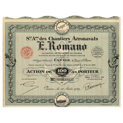 Societe Anonyme Des Chantiers Aeronavais E. Romano