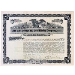Gem State Copper And Gold Mining Company