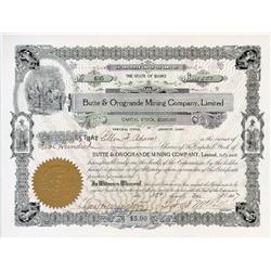 Butte & Orogrande Mining Company, Ltd.