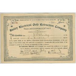 Bailey Electrical Gold Extraction Company