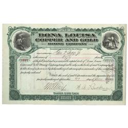 Dona Louisa Copper And Gold Mining Co.