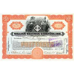 William Whitman Company Stock
