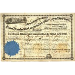 Street Improvement Fund Bond, Of The Corporation Of The City Of New York