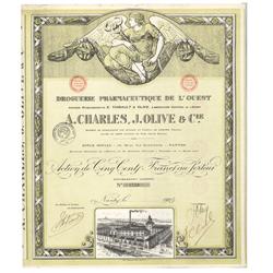 DROGUERIE PHARMACEUTIQUE DE L'OUEST A. CHARLES, J. OLIVE & C