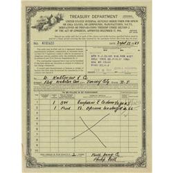 Treasury Department Drug Order Form