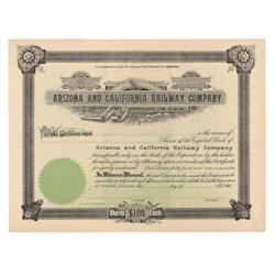 Arizona And California Railway Company