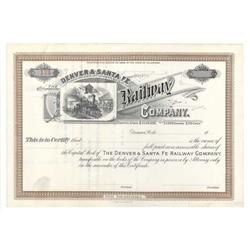 The Denver & Santa Fe Railway Company